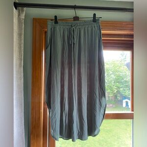 Sage Green Midi Skirt